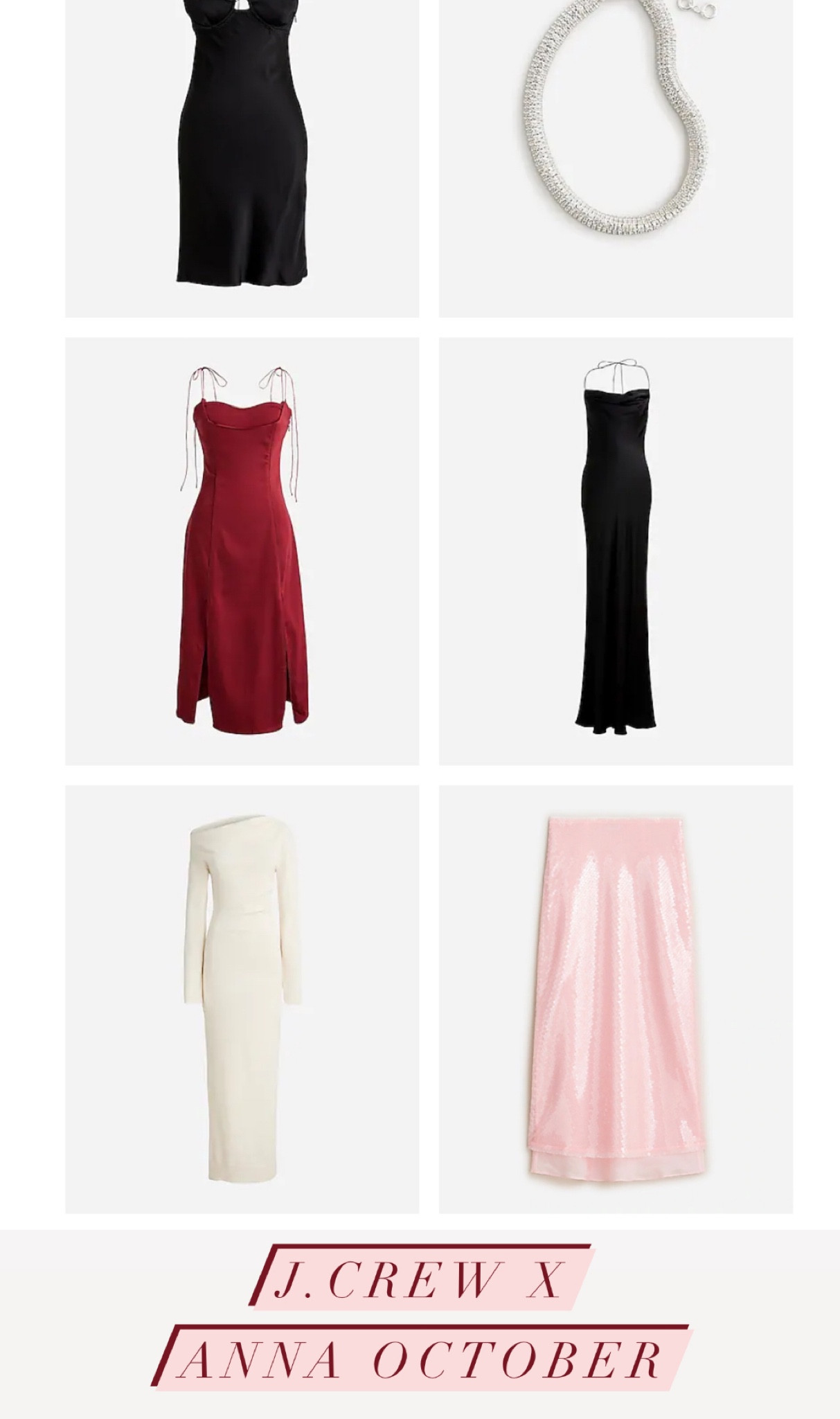 J.Crew and Anna October collab picks

party wear, holiday looks, holiday party outfits 

#LTKparties #LTKSeasonal #LTKHoliday