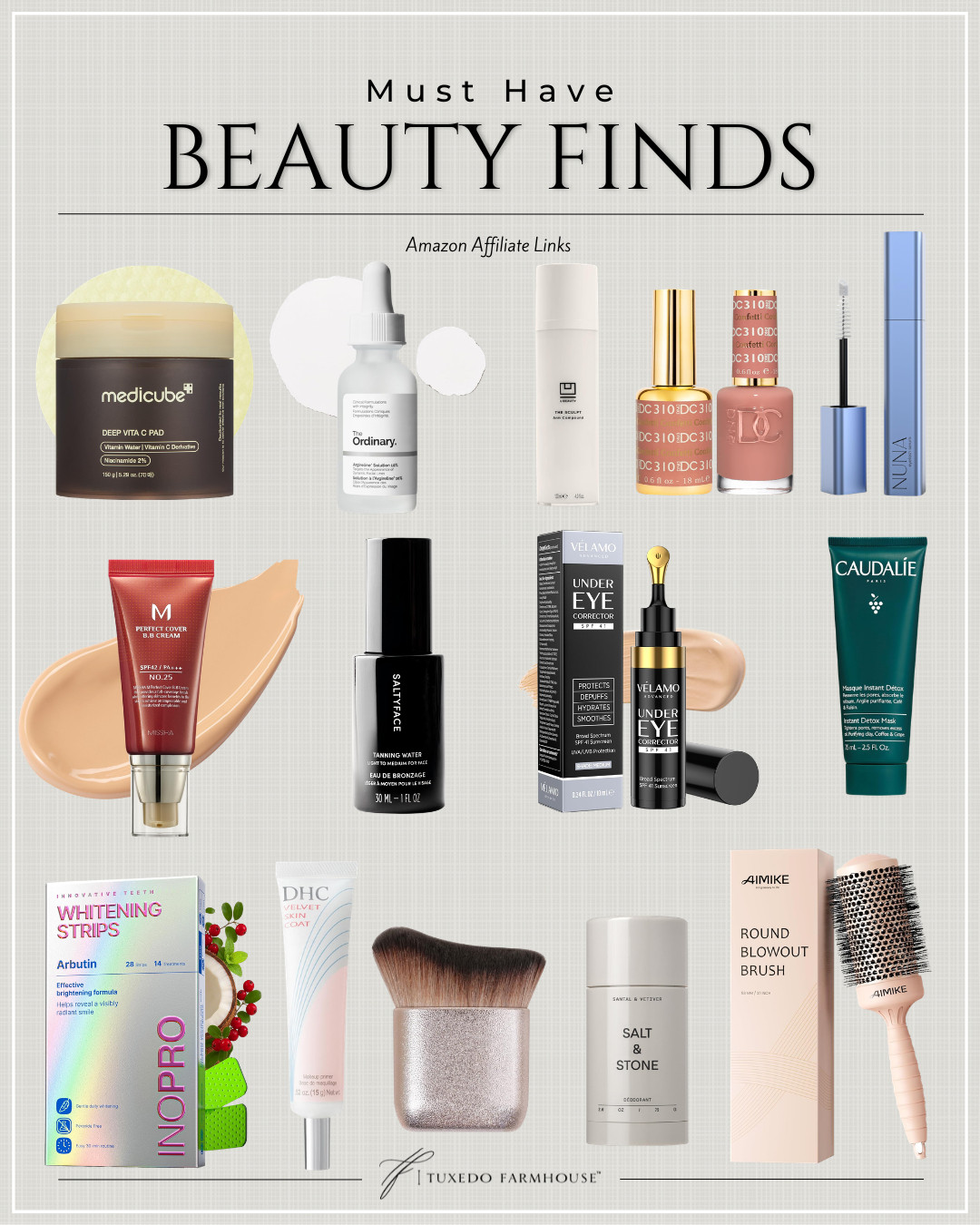 Must-have beauty finds 🤍✨
Sharing some of my current favorites—everyday staples + a few game-changing products I keep reaching for. From glowy skin essentials to the little extras that make getting ready feel easier (and more fun) 💫
These are all linked for you—tap to shop & refresh your routine ✨ #LTKbeauty #LTKfinds 

 #LTKSeasonal #LTKHome #LTKSaleAlert