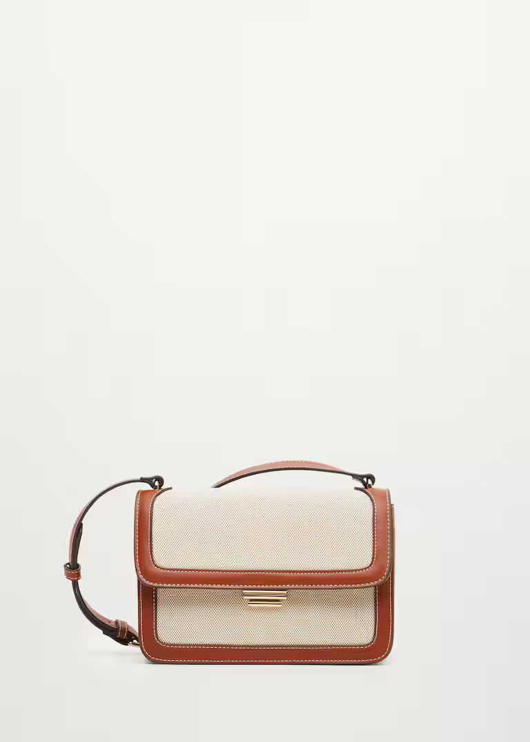 Contrast cross-body bag | MANGO (US)