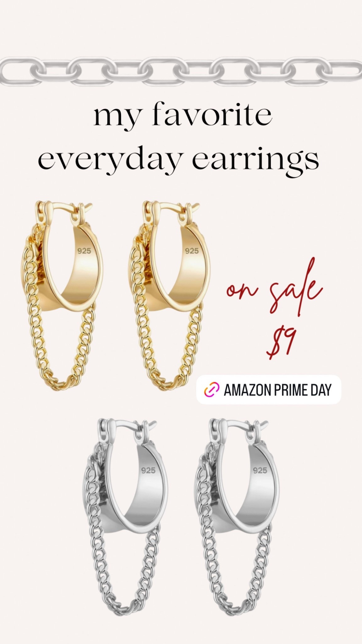 ✨Amazon Prime Day Jewelry Find✨
These lightweight, hypoallergenic gold hoop earrings are on sale and PERFECT for sensitive ears — no irritation, no redness, no heavy tugging! I have super sensitive ears and these are the only Amazon earrings that don’t make them hurt. Chic, affordable, and on major Prime Day discount 💛
Linked in my LTK!

#AmazonPrimeDay #SensitiveEarsEarrings #HypoallergenicJewelry #GoldHoops #AmazonJewelryFinds #LTKJewelry #EverydayEarrings #GoldHoopEarrings #AmazonFashion #PrimeDayDeals

#LTKFindsUnder50 #LTKSaleAlert #LTKStyleTip