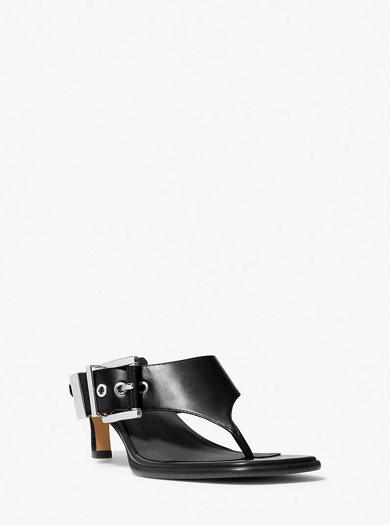 Rowen Leather Thong Sandal | Michael Kors US
