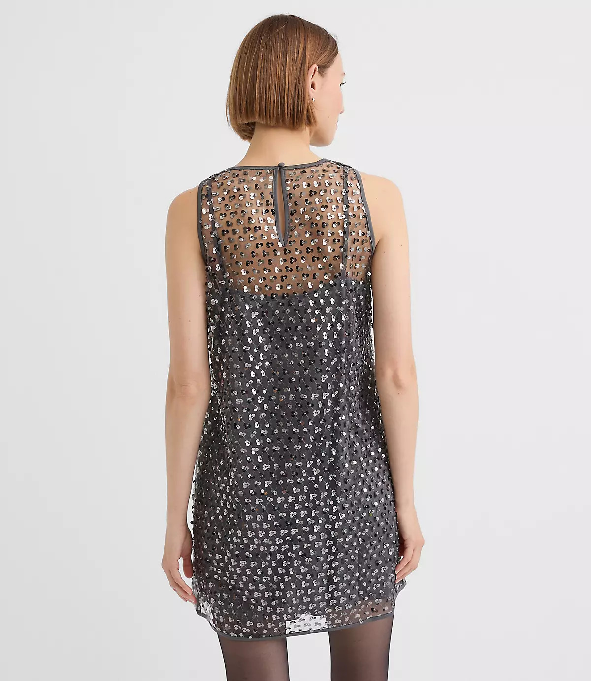 Sequin Cluster Mini Dress | LOFT
