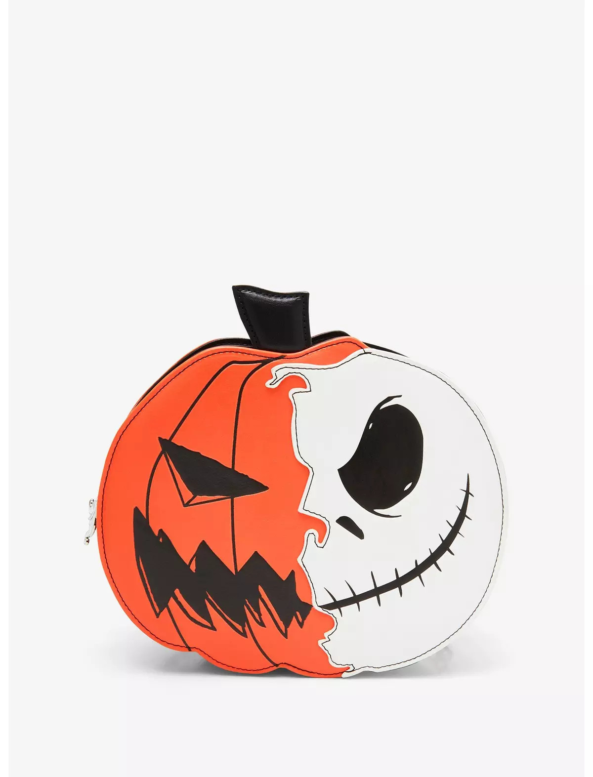 The Nightmare Before Christmas Jack Pumpkin Split Glow-In-The-Dark Crossbody Bag | Hot Topic