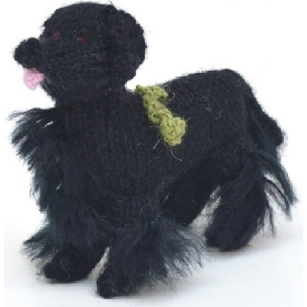 Hand Knit Alpaca Wool Newfoundland Dog Ornament - Arcadia Home Ornaments & Toppers | Maisonette | Maisonette