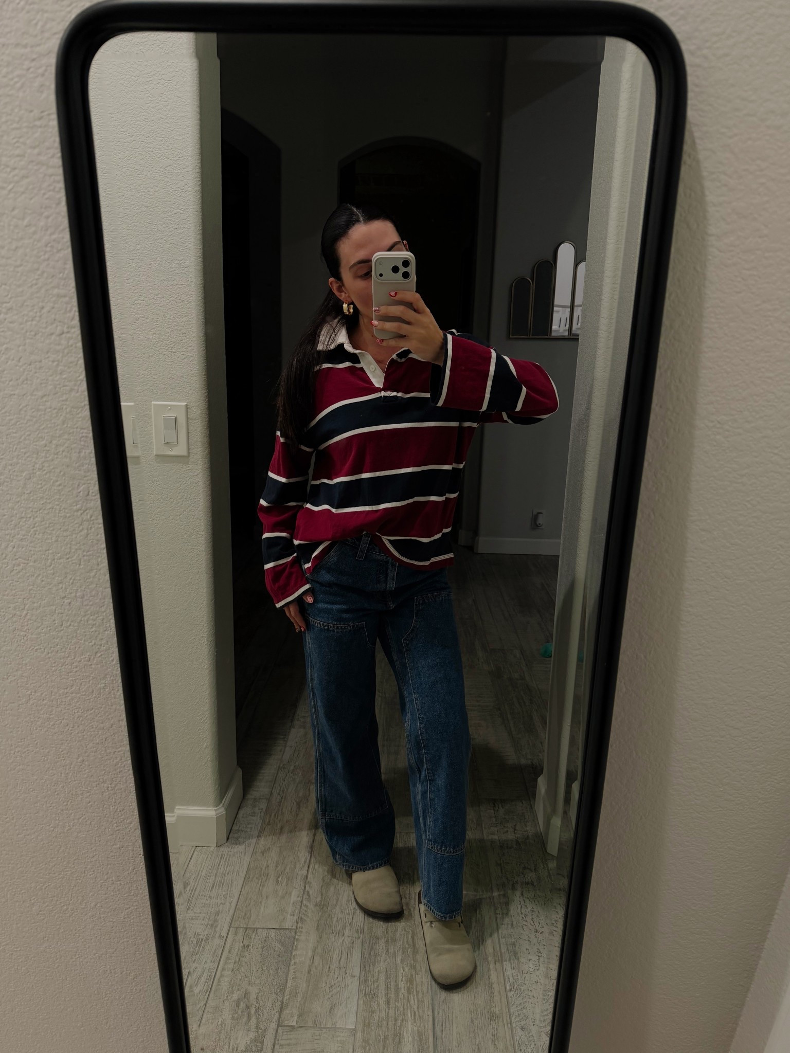 OOTN | casual | jersey stripe top | winter | Abercrombie | denim 

#LTKSeasonal #LTKootd #LTKPetite