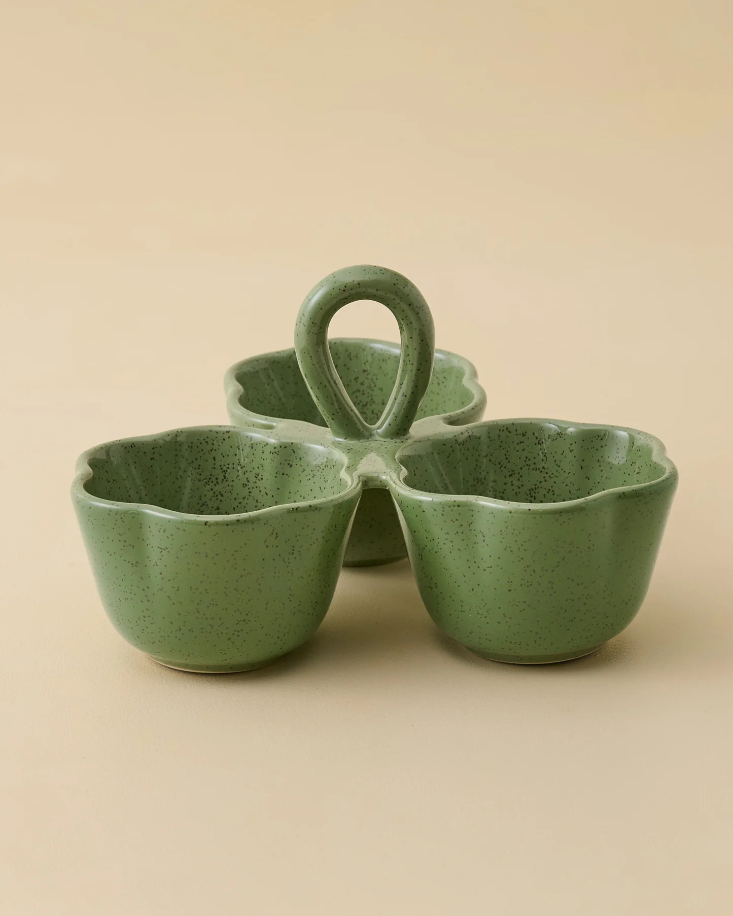 Green Scalloped Trio Snack Bowl | Magnolia
