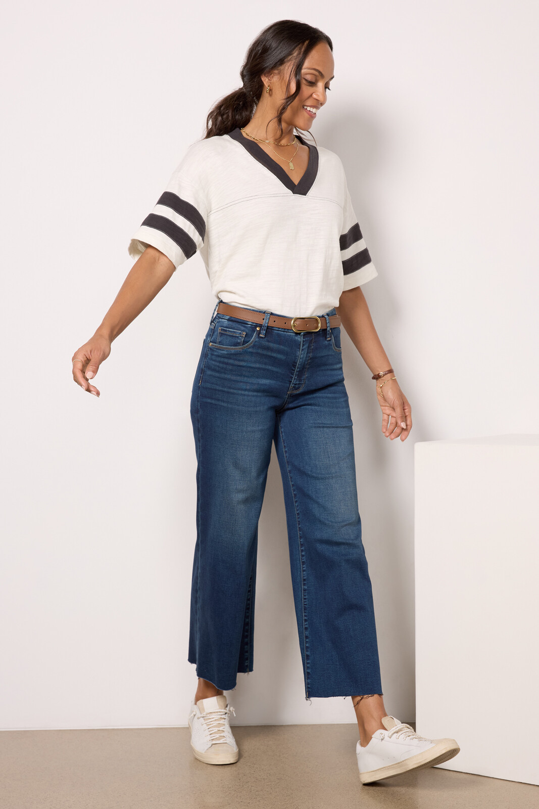 Sport Jersey Varsity Tee | Evereve