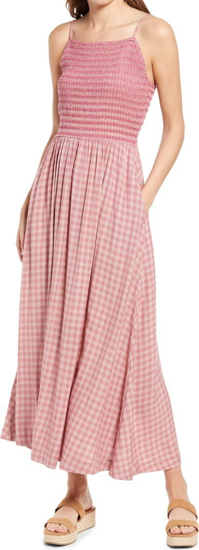 Treasure & Bond Gingham Smocked Sundress | Nordstrom | Nordstrom