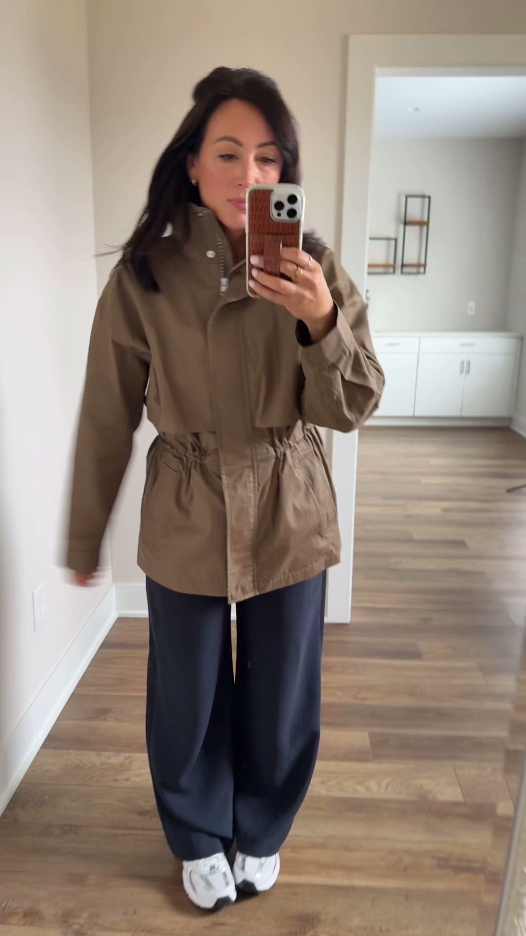 • size 8 tee
• medium jacket 
• size medium short pants 
• sneakers true to size 


#LTKootd #LTKPetite #LTKgrwm