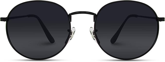 WearMe Pro - Reflective Lens Round Trendy Sunglasses | Amazon (US)