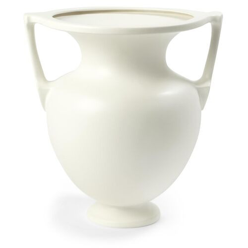 16" Grecian Amphora Vase - White - Global Views | One Kings Lane