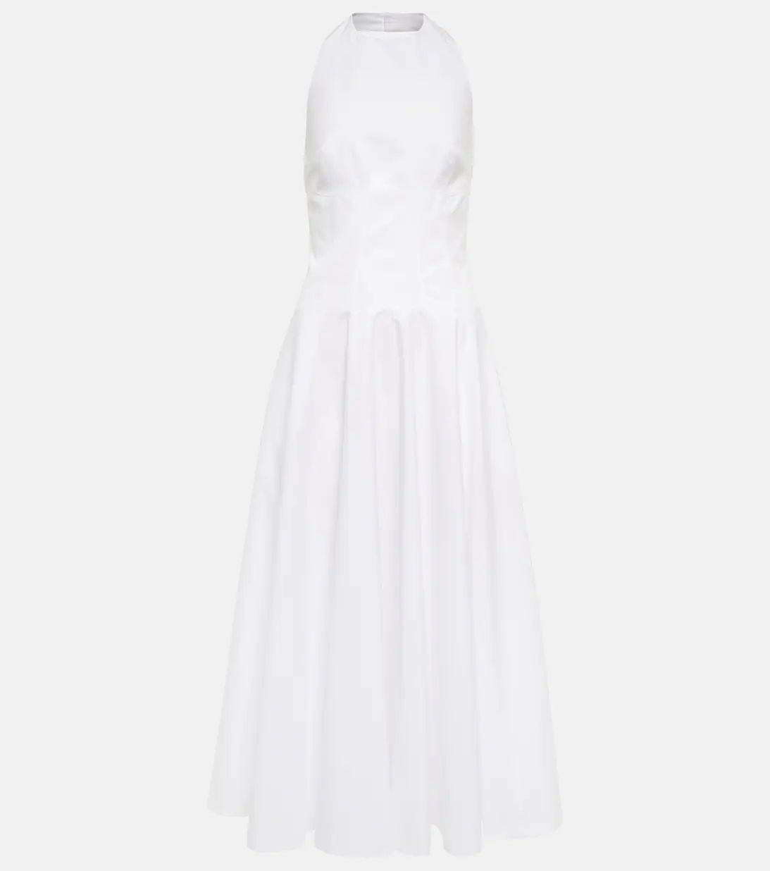 Halterneck cotton poplin maxi dress | Mytheresa (US/CA)