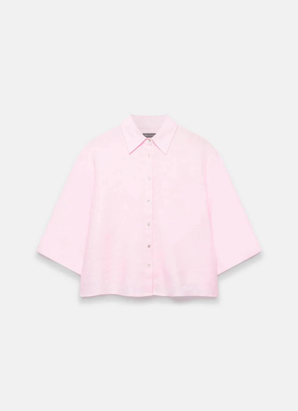 Pink Linen Shirt | Mint Velvet