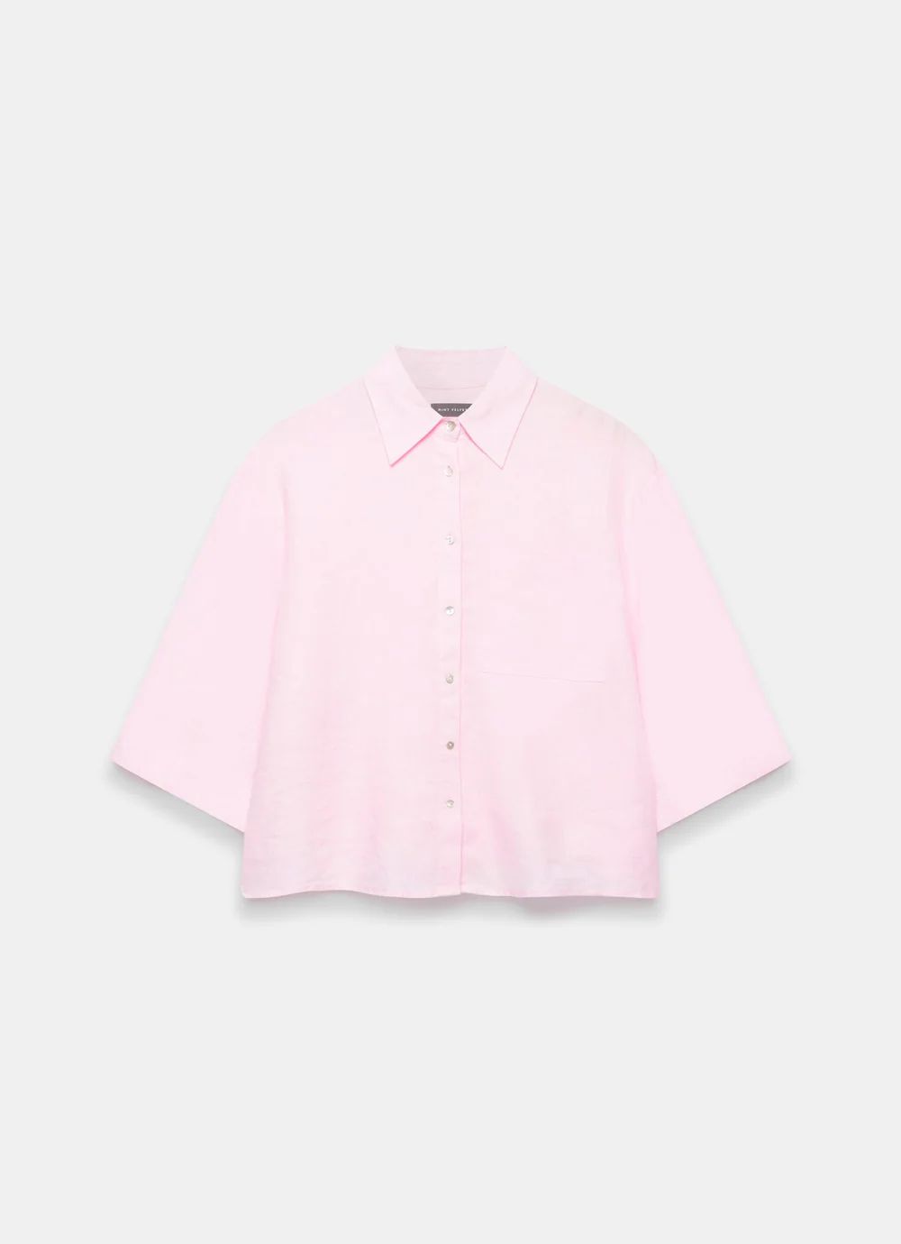 Pink Linen Shirt | Mint Velvet