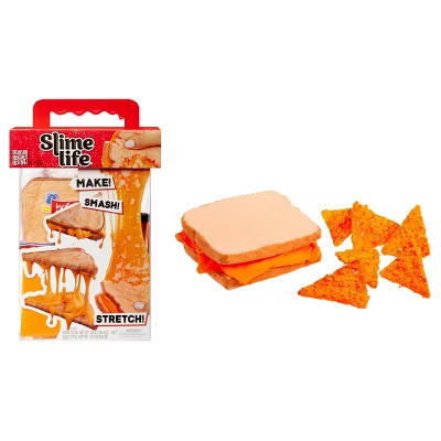 Slime Life Grilled Cheese with Chips DIY Slime Kit - Unboxing Ingredients to Make,Smash and Stretch Your Food | Target