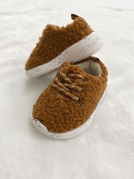 Teddy Sherpa baby shoes 

#LTKbaby