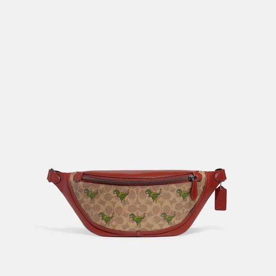 League Belt Bag In Signature Canvas With Rexy Print | Coach (US)