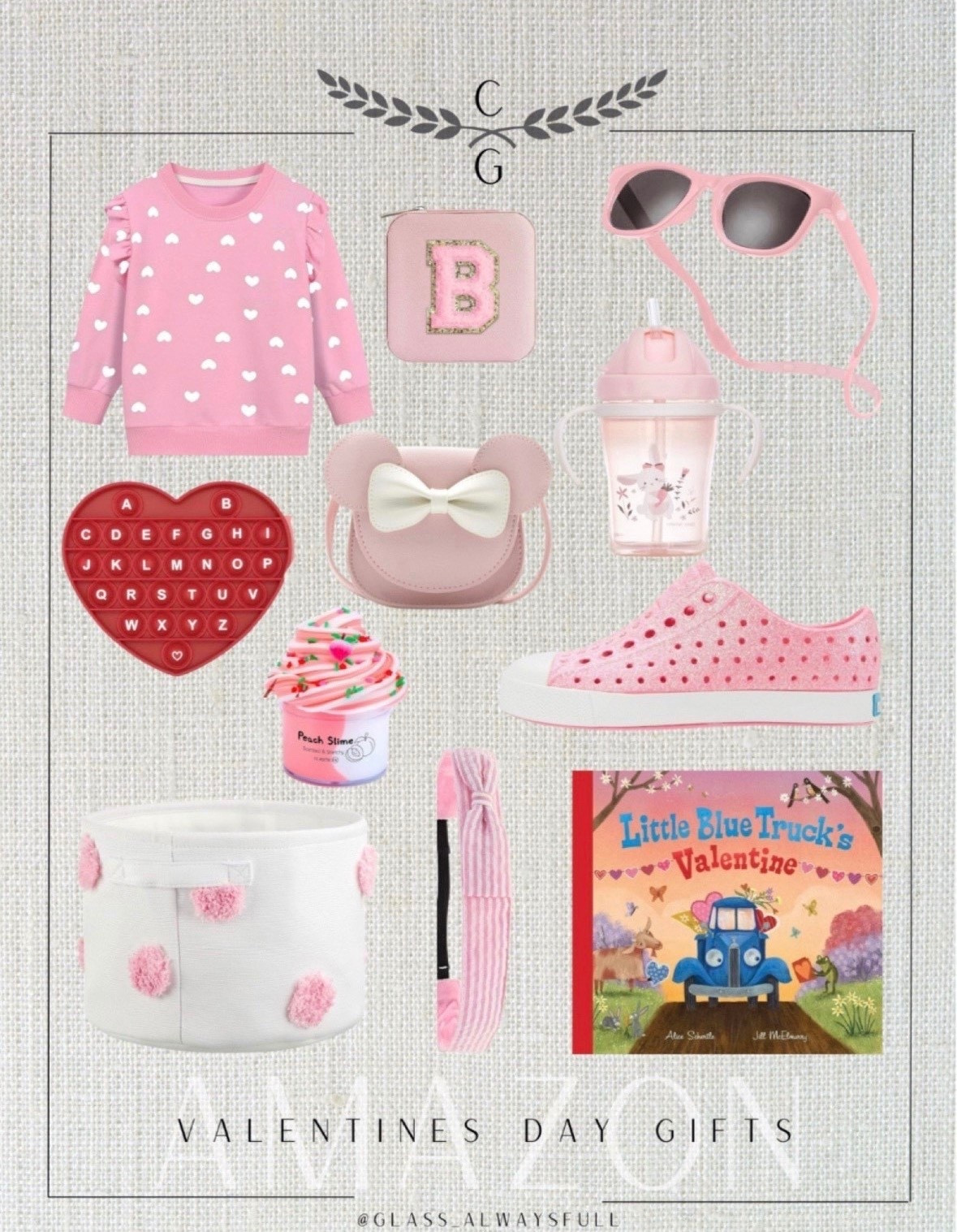 Amazon Valentine’s Day gifts, little girl valentines gifts, baby girl Valentine’s Day gifts, baby girl gifts, baby girl clothes, baby girl sweaters, baby girl shoes, toddler girl shoes, baby girl gift guide, Valentine’s Day gift guide. Callie Glass @glass_alwaysfull 


#LTKkids #LTKbaby 


#LTKValentine #LTKBaby #LTKKids