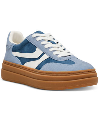 Steve Madden Women's Dodge Triple Platform Lace-Up Sneakers - Macy's | Macy's