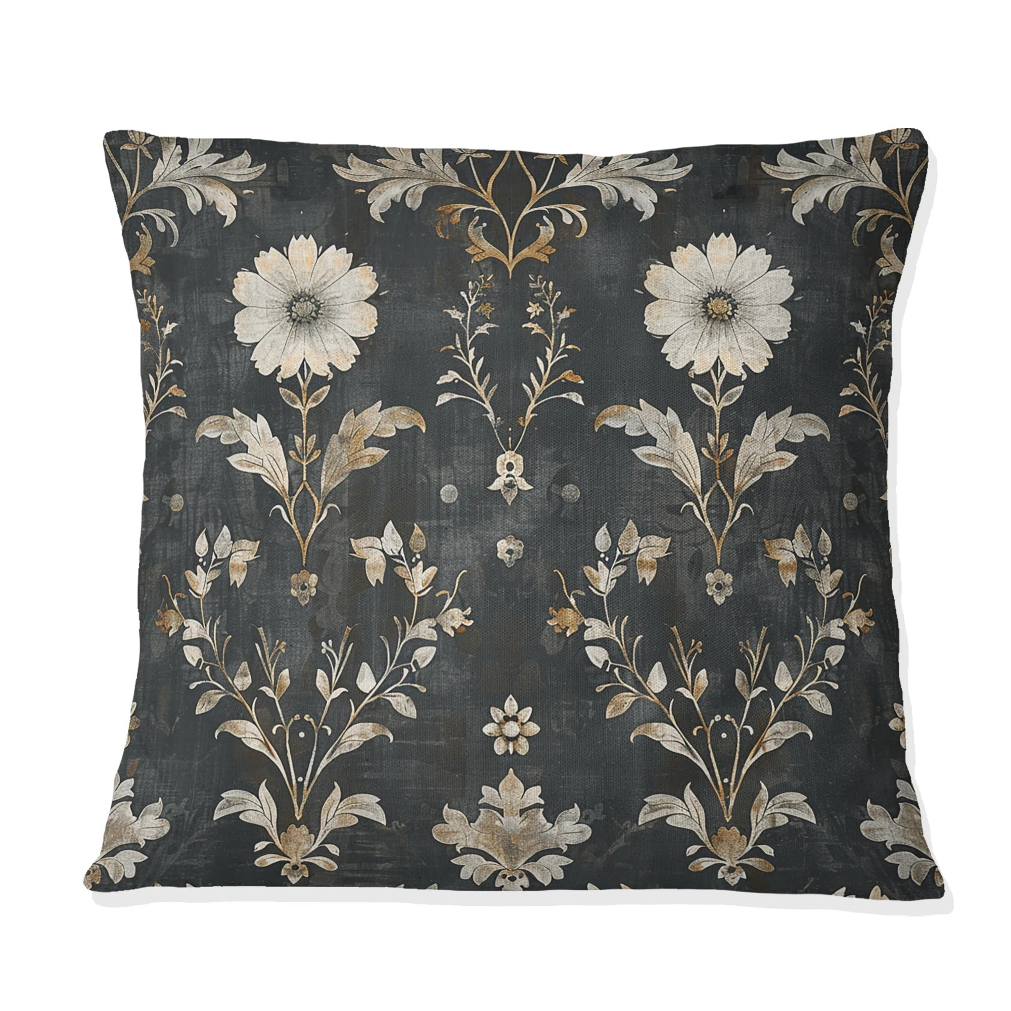 Dark Gray Farmhouse Charm I - Country Pillow | Wayfair North America