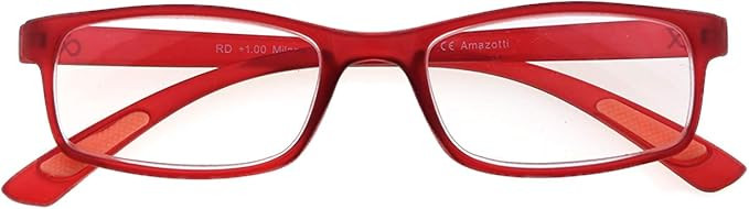 Amazotti Milano Aquamarine Reading Glasses | Stylish Blue Light Blocking Glasses for Men & Women ... | Amazon (UK)