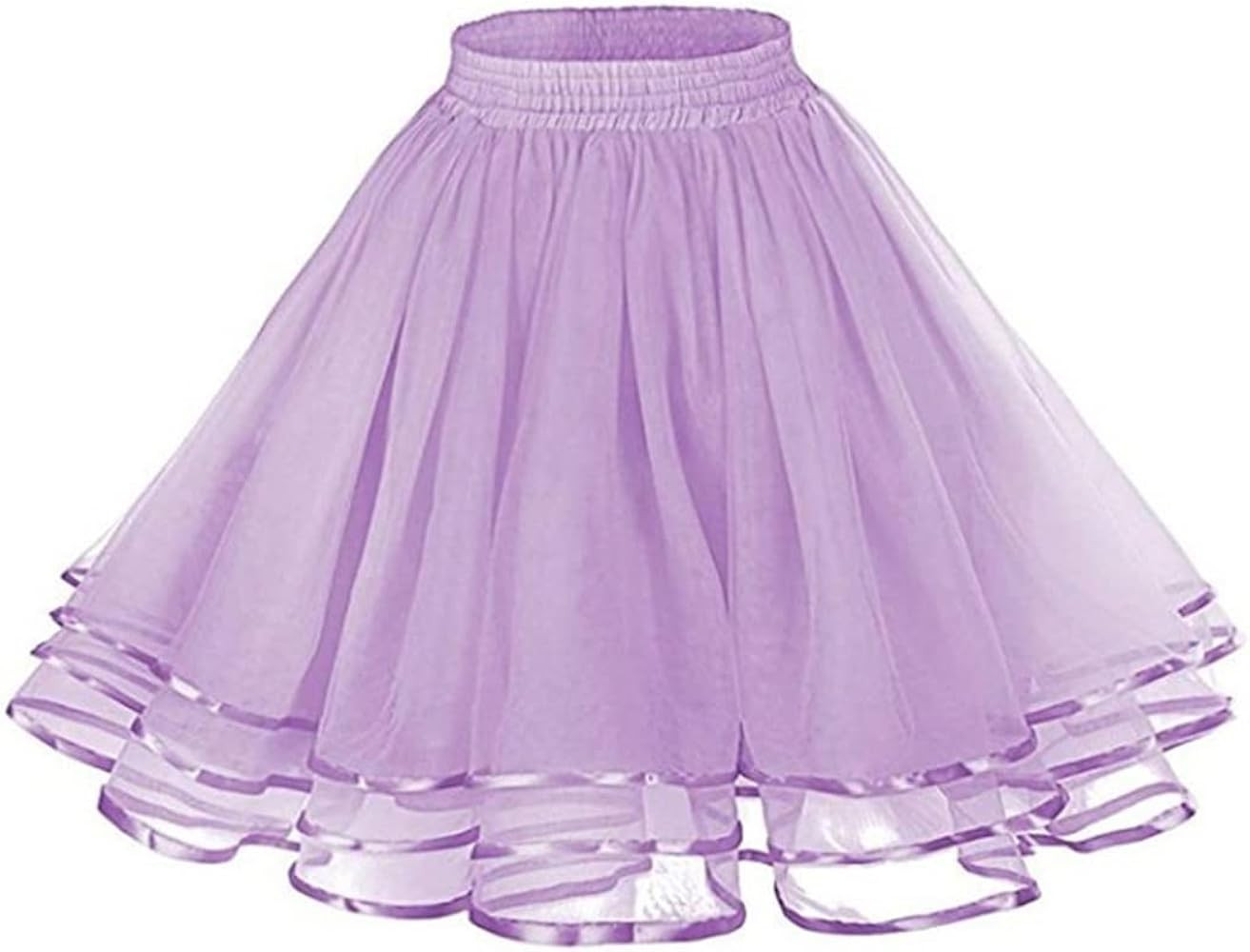 Nicute Women's Tutu Skirt Layered Tulle Tutu Skirts Ballet Skirt Party Tutu Skirt Costume | Amazon (US)