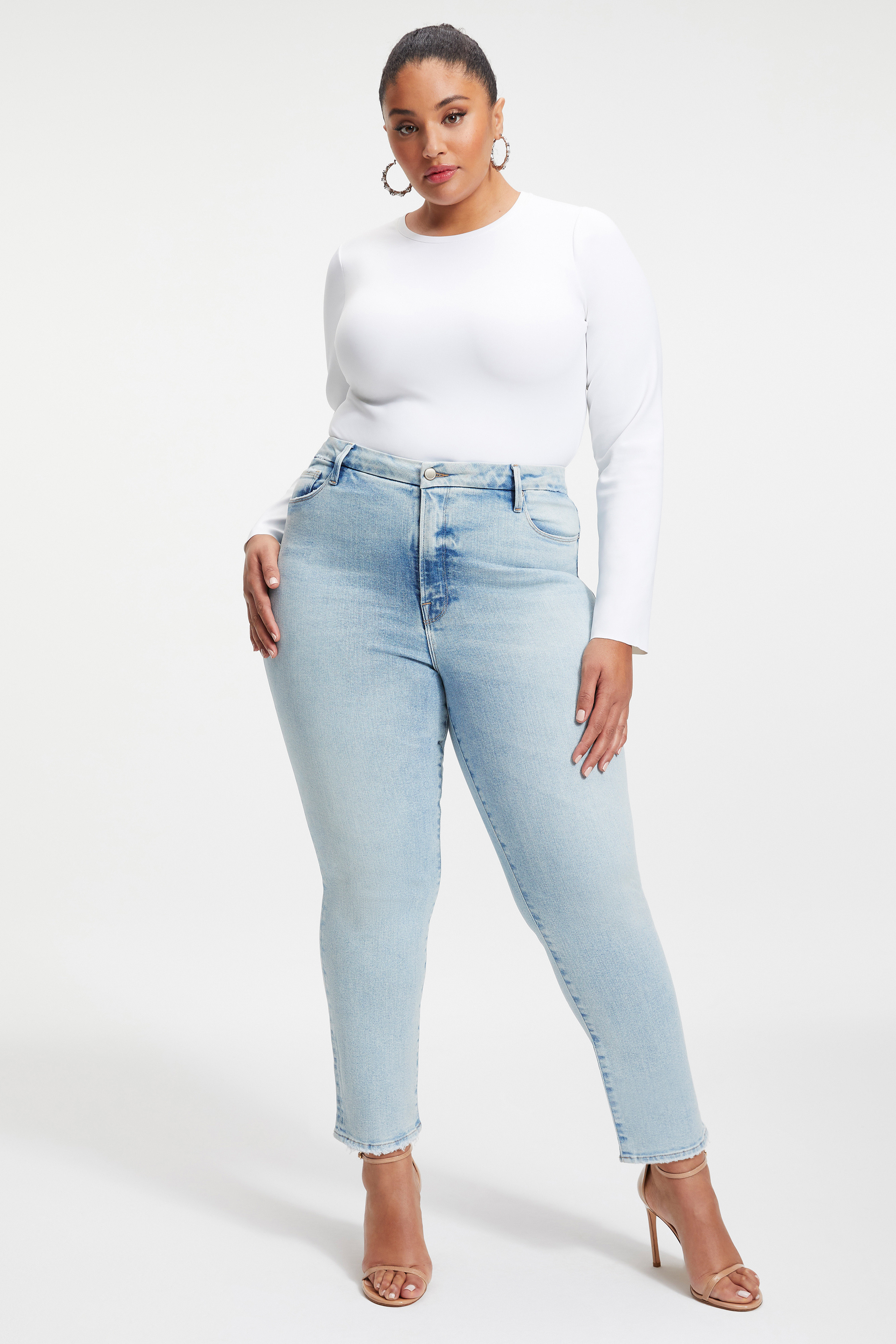 GOOD CLASSIC NATURAL FRAY HEM | Good American