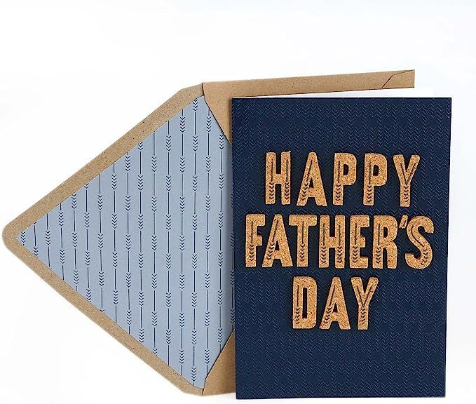 Hallmark Signature Father's Day Card (Cork Lettering, Thankful for You) | Amazon (US)