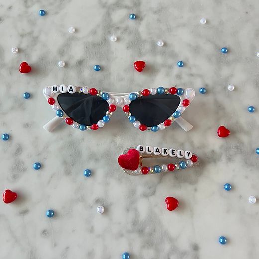 Personalized 4th of July Cat Eye Sunglasses | Strand.Up | Strand.Up