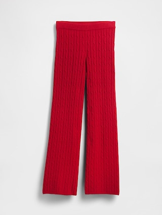 CashSoft Cable-Knit Sweater Pants | Gap (US)