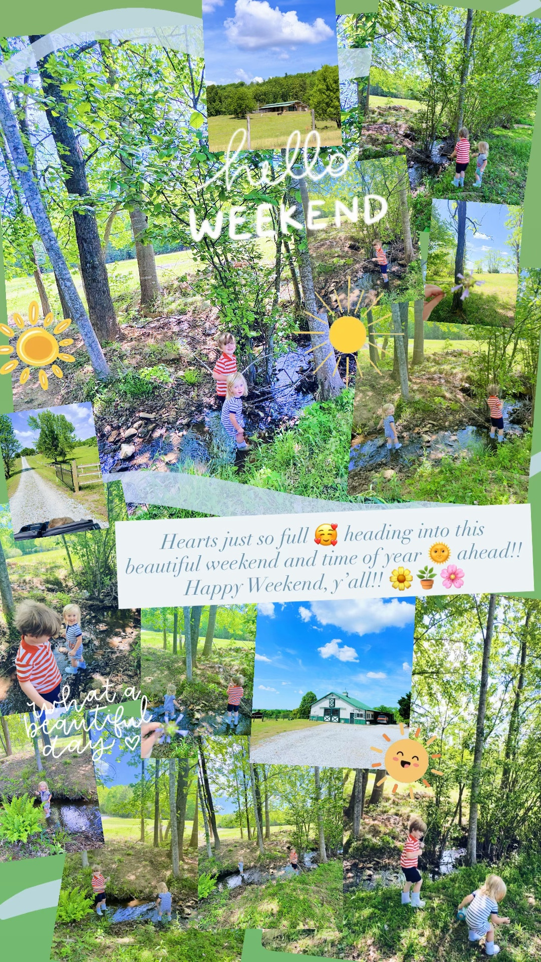 Hearts just so full 🥰 heading into this beautiful weekend and time of year 🌞 ahead!! Happy Weekend, y’all!! 🌼🪴🌸