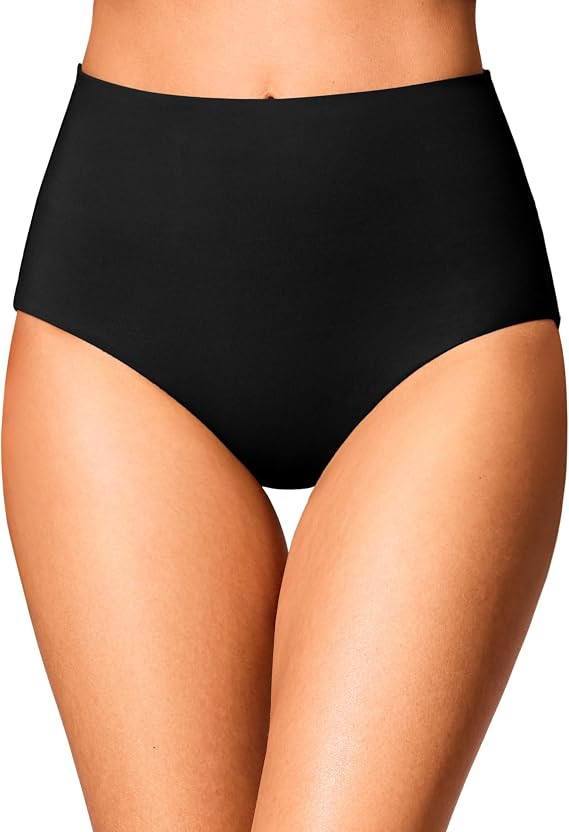 CRZ YOGA Womens High Waisted Bikini Bottom Tummy Control Bathing Swimsuit Bottoms Full Coverage S... | Amazon (US)