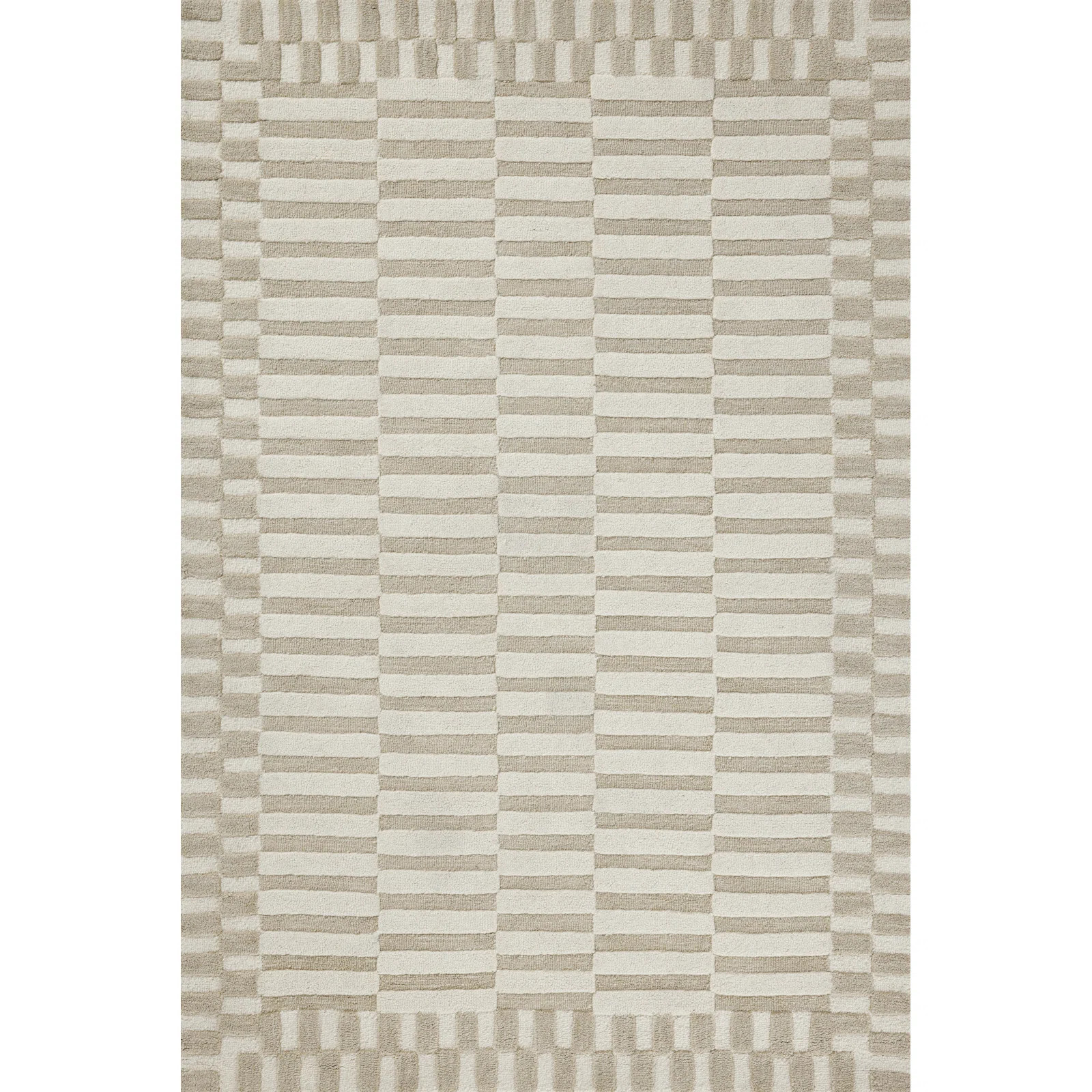 Chris Loves Julia x Loloi Bradley Ivory / Beige Area Rug | Wayfair North America