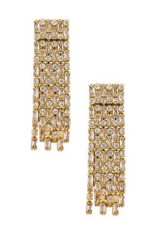 BaubleBar Dalia Earrings in Gold from Revolve.com | Revolve Clothing (Global)