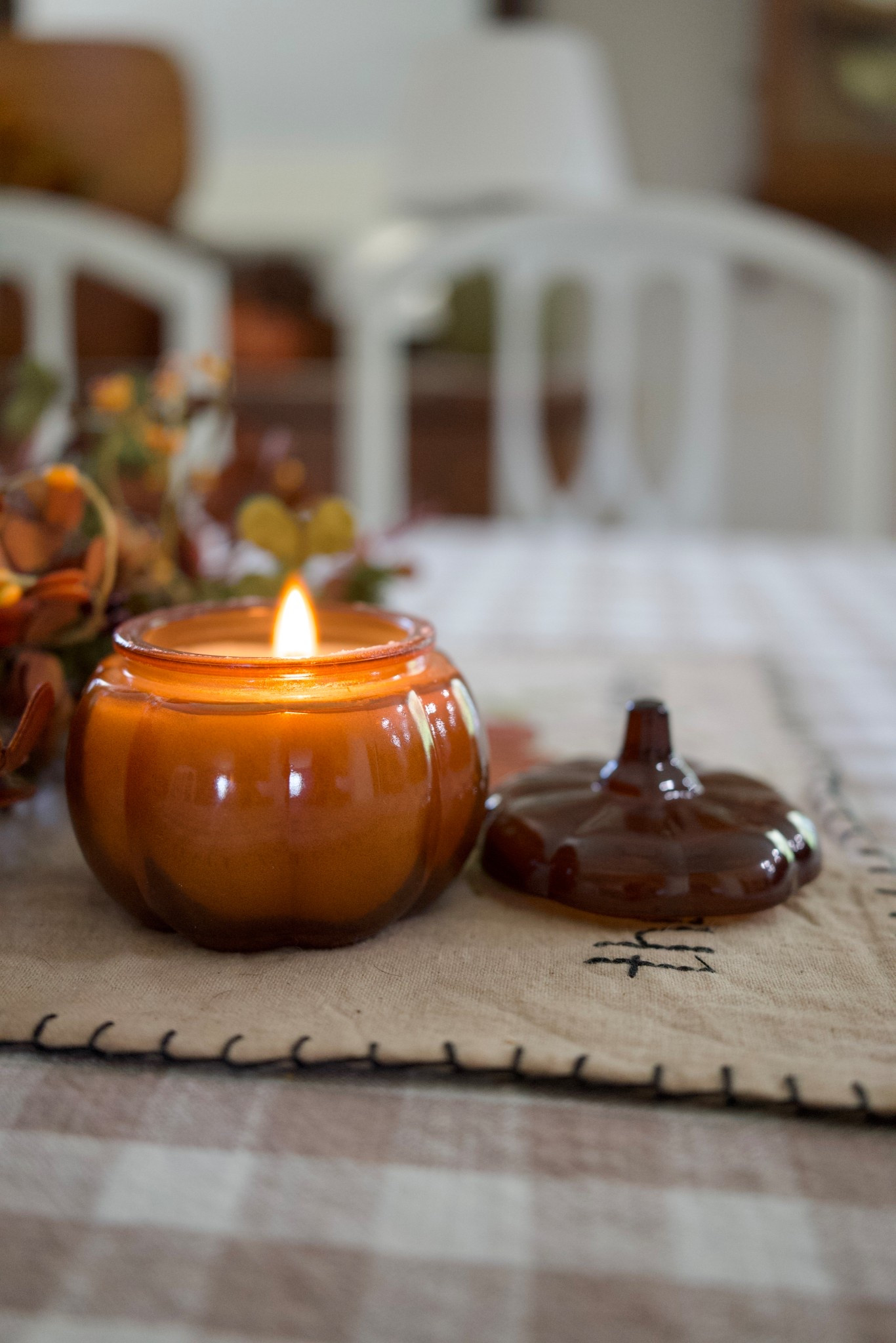 Small pumpkin candle for under $5 at Walmart. Fall candle. Pumpkin candle. Fall finds. 

#LTKSeasonal #LTKHome