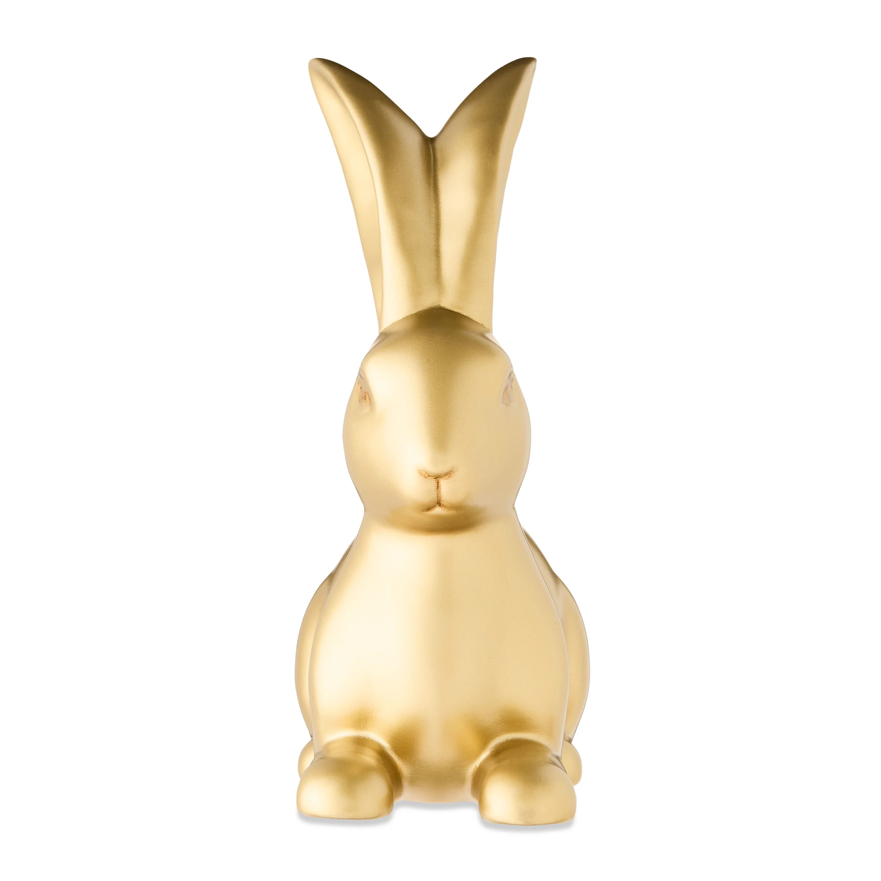Easter Gold Sitting Bunny Decor, 9 in, by Way To Celebrate | Walmart (US)
