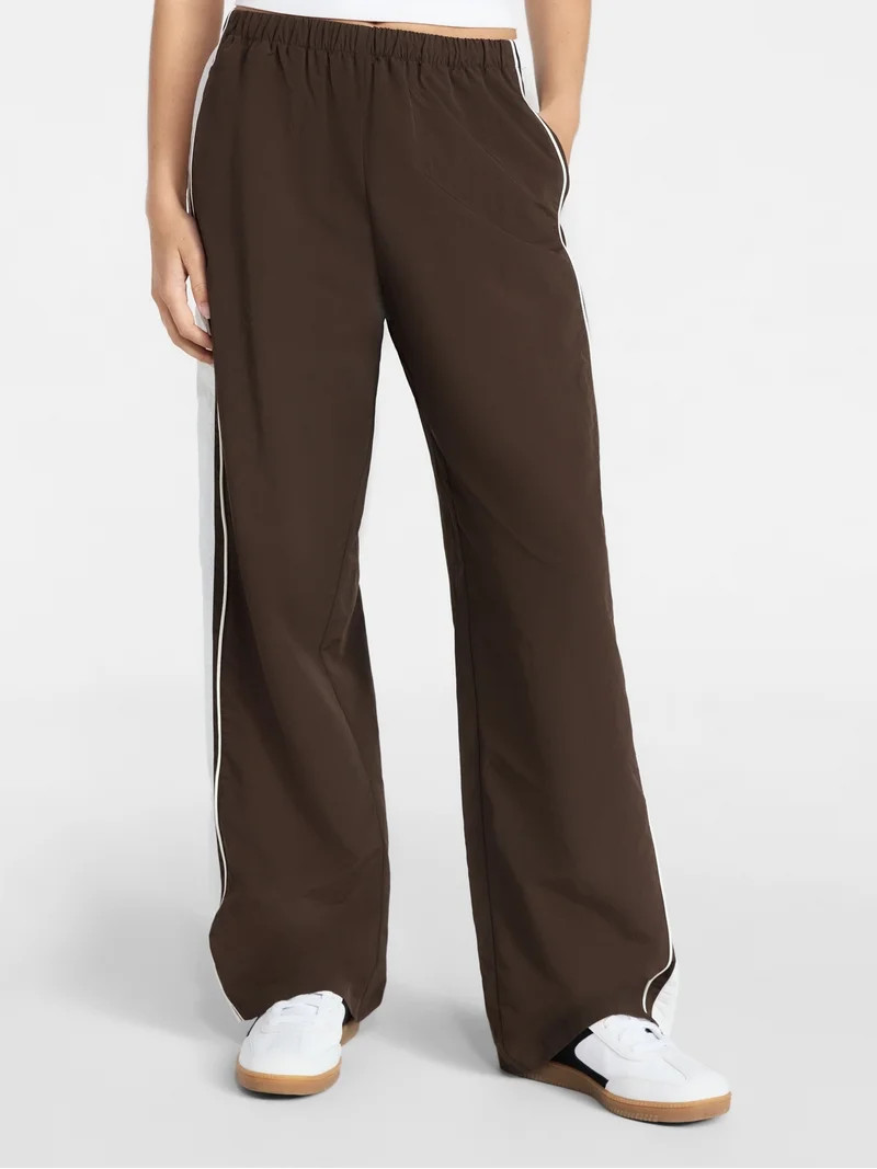 No Boundaries Side Stripe Track Pants, 30.5'' Inseam, Women's XXS-XXL | Walmart (US)