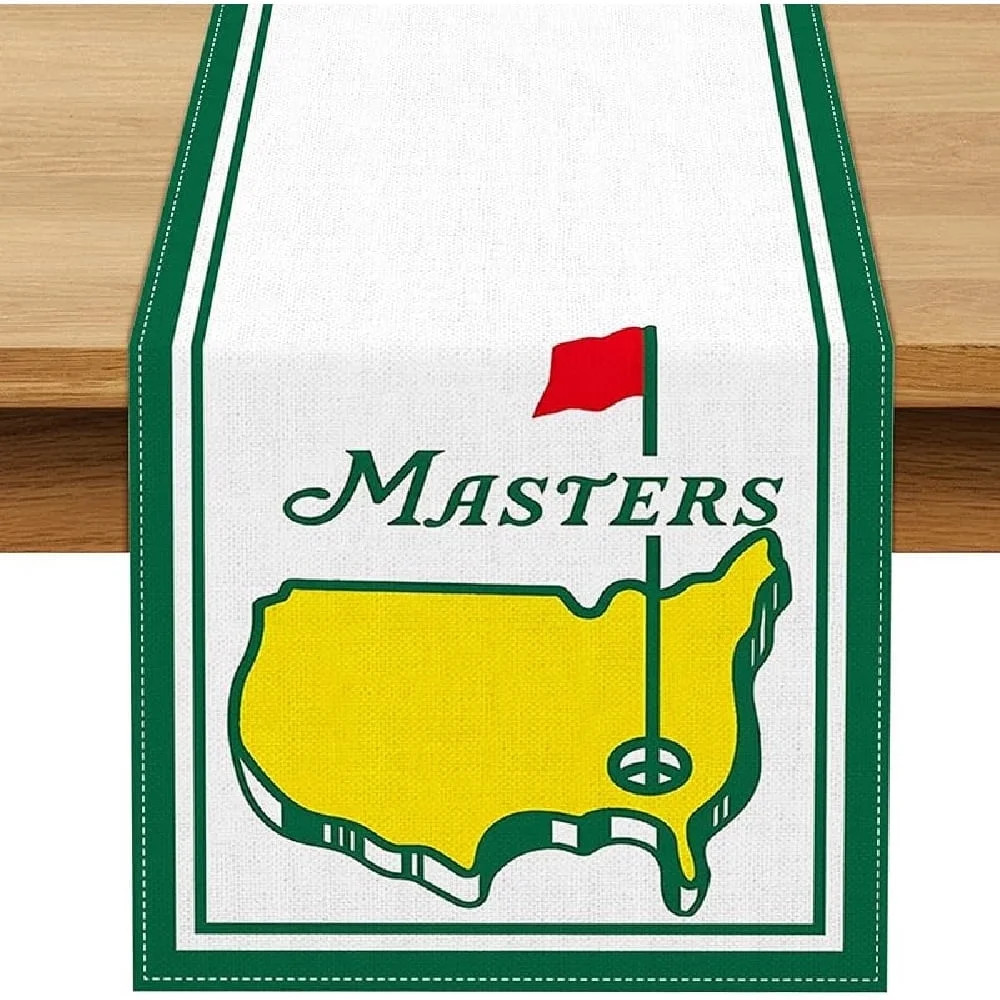 Masters Tournament Table Runner Masters Golf Party Decorations Dining Room Home Kitchen Table Dec... | Walmart (US)