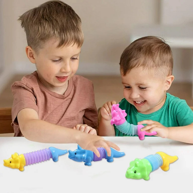 VSFAOV 8Pack LED Pop Tubes Set, Mixed Animal Pop Tube Sensory Fidget Toy for Kids 5-7, Autism Sen... | Walmart (US)