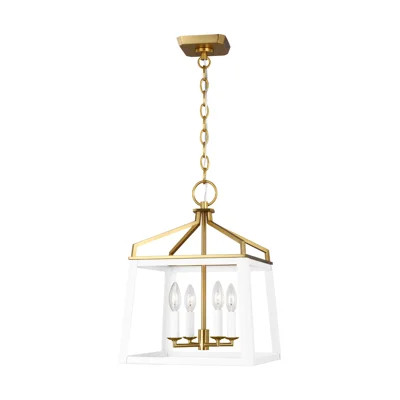 4 - Light Dimmable Lantern Geometric Chandelier | Wayfair North America