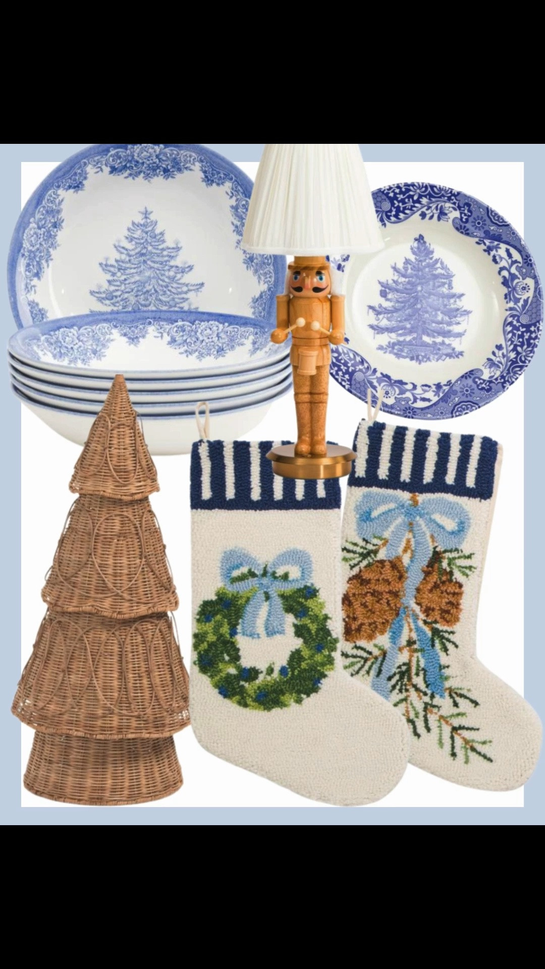 Blue Christmas at T.J. Maxx!

#LTKHome #LTKSeasonal