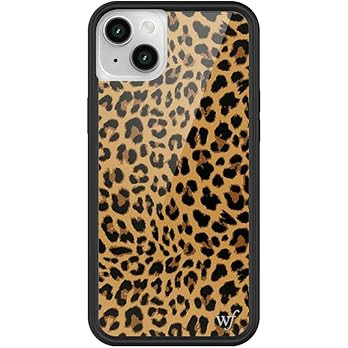 Wildflower Cases - Meow, Compatible with Apple iPhone 13/14 | Leopard Animal Brown Black Spots Cu... | Amazon (US)