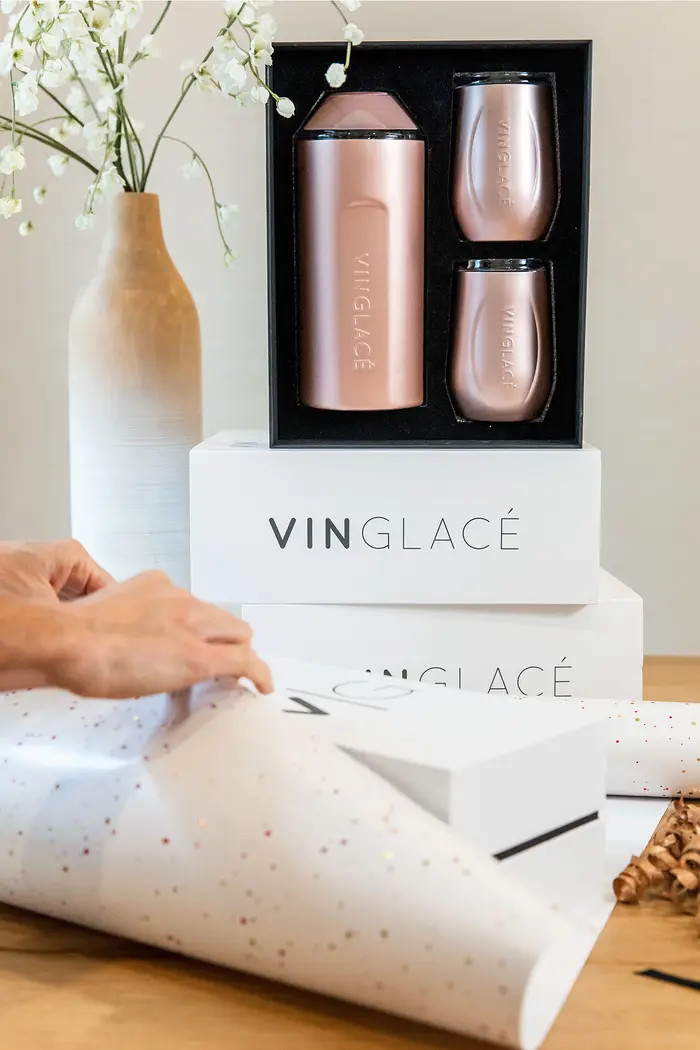 Vinglacé Wine Bottle Chiller & Tumbler Gift Set | Nordstrom | Nordstrom