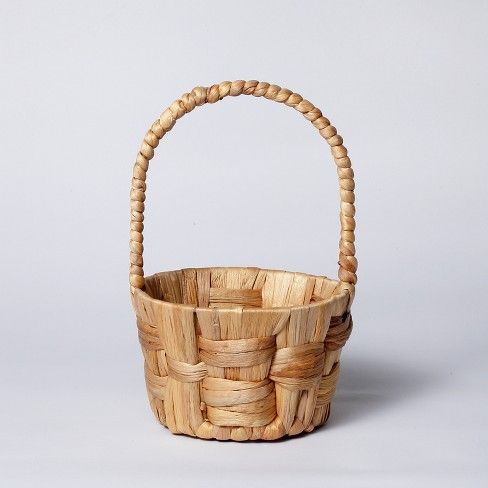 Water Hyacinth Woven Basket Natural - Threshold™ | Target
