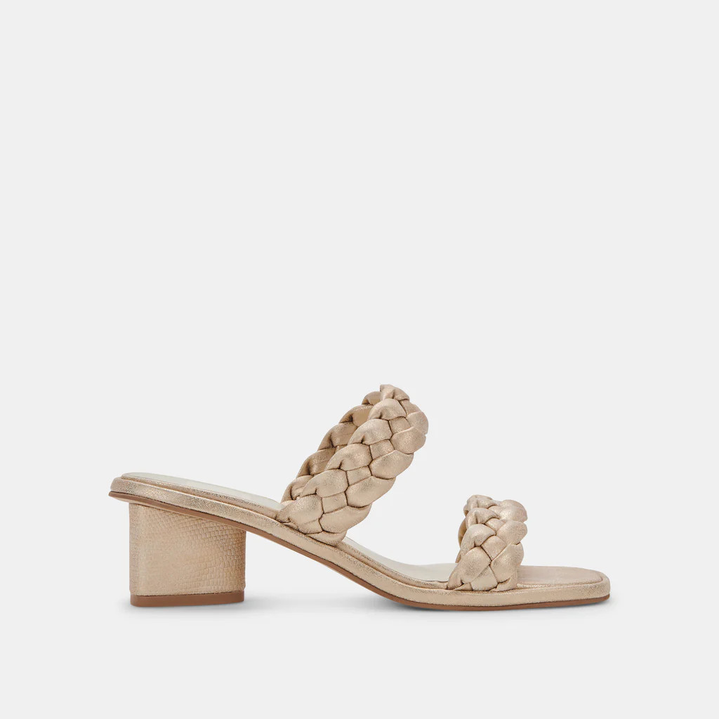 RONIN SANDALS LIGHT GOLD STELLA | DolceVita.com