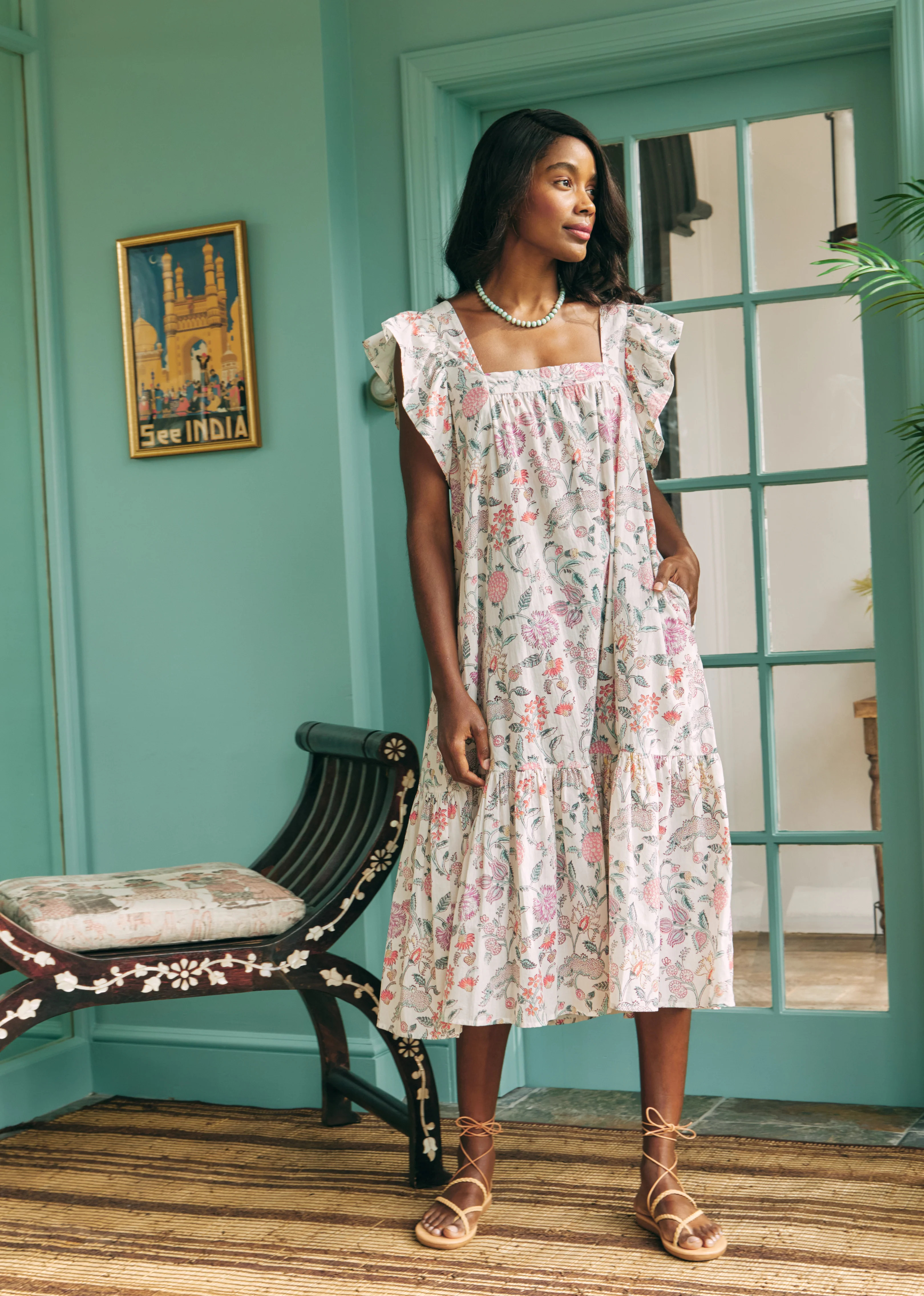 Flora Dress Exotic - OPHELIA & INDIGO | Ophelia & Indigo