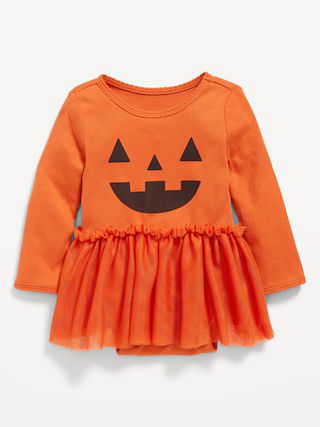 Long-Sleeve Graphic Bodysuit Tutu Dress for Baby | Old Navy (US)