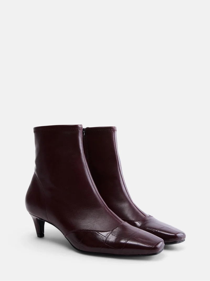 Scoop Women's Kitten Heel Booties | Walmart (US)