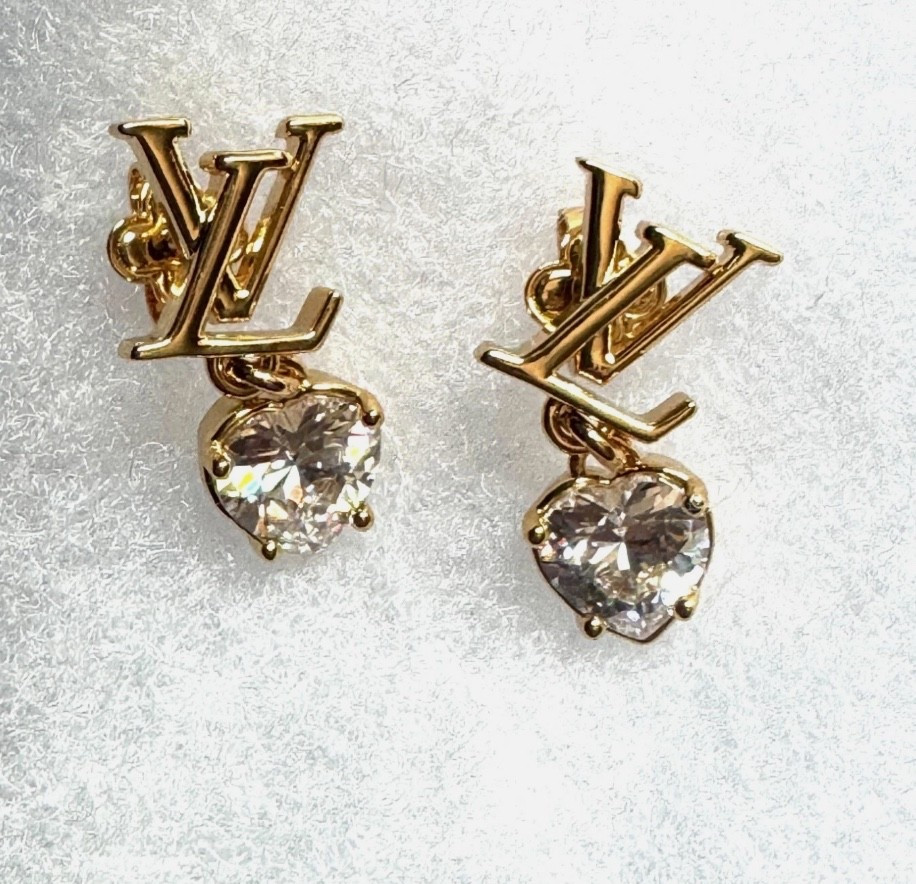 Diamond drop earrings 🤍 #dhgate 