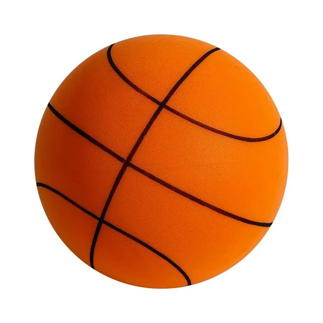 Silent Basketball, Indoor Quiet Training Ball, Uncoated High Density Foam Ball, Soft Lightweight,... | Walmart (US)